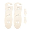 thumbnail image 1 of 1 Pair DIY Wooden Knitted Gloves Display Model Hand Woven Gloves Models, 1 of 6