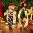 thumbnail image 3 of Christmas Hoop Earrings for Women Xmas Enamel Holiday Ornament Loop Earring Charm Jewelry Gift, 3 of 6