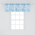 thumbnail image 2 of Ambesonne Snowflake Valance Pack of 2, Bokeh Style Circles, 54"X18", Multicolor, 2 of 2