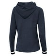 thumbnail image 3 of Women's Antigua Heather Navy Milwaukee Brewers Trek Pullover Hoodie, 3 of 3