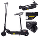 thumbnail image 1 of Scooter Patín Eléctrico Infantil Con Asiento Eco-Forte 120W 12km/h Negro AEIOU, 1 of 9