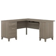 thumbnail image 2 of Home Square 3-Piece Set with 60W L Shaped Desk File Cabinet & 5-Shelf Bookcase, 2 of 18