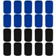 thumbnail image 3 of 20 piezas de protectores de mangas para los dedos, soporte para el pulgar, protector de compresión elástico para aliviar el dolor, la artritis, el dedo en gatillo, deportes (azul, negro) Sincero Hogar, 3 of 7