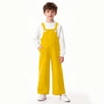 thumbnail image 4 of Solid Color Pocket Jumpsuit for Children, Medium Size, Casual Comfort, Adult Style, 4 of 9