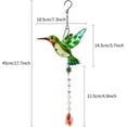 thumbnail image 2 of Crystal Attrape-Soleil de Fenêtre, Mignon Prisme de Colibri Vert, 2 of 5