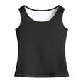 thumbnail image 4 of Splozh Kids Tank Tops 5-14 Years Girls Tops Breathable Solid Color Sleeveless Tank Top Summer Clothes,Black,5-6 Years, 4 of 4