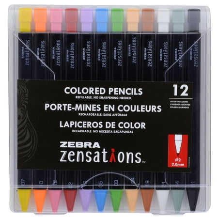 UPC: 0045888081123 | Zebra Zensations Colored Mechanical Pencil Set  12-Colors