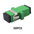 thumbnail image 2 of Sidaley 50 piezas Universal SC fibra óptica acoplador Cable óptico ABS adaptador convertidor conversión conector Accesorios Teléfono y Comunicación, 2 of 6