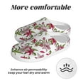 thumbnail image 6 of Picia Lilies Flowers for Women's Lamb-hug Comfy Fleece House Slippers Memory Foam, Slip-on House Shoes Indoor Outdoor-40/41, 6 of 7