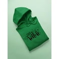 thumbnail image 3 of Good Witch. Glitter And Stars Hoodie Women -Image by Shutterstock, Female Small, 3 of 4
