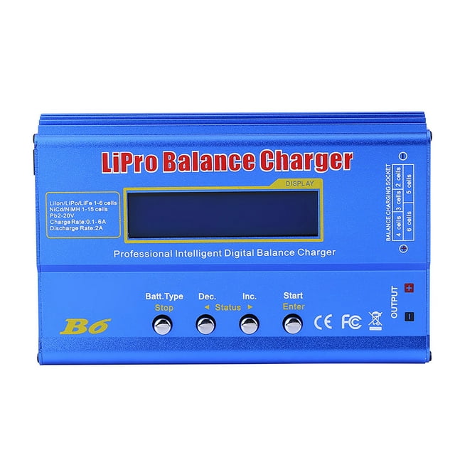 Cargador de batería digital RC, accesorio digital RC para batería Lipo Cargador equilibrado de batería Lipo Diseñado meticulosamente