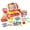 Red Plus With True Scanner, variant on INTMEDIC Pretend Play Calculator Cash Register Toy as Preschool Gift for Kids, Classic Count Toy with Sound, Microphone, Scanner, Pretend Credit Card, Play Food for Boys & Girls