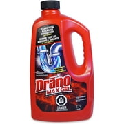 Drano Max Gel Drain Clog Remover and Cleaner, Unclogs and Removes Blockages from Showers and Sinks, 2.3L