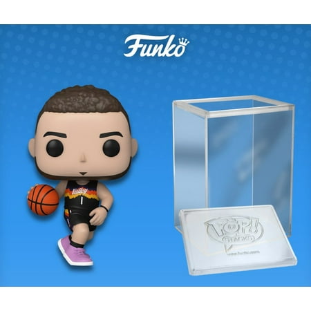 Funko Pop! NBA 21-22 City Edition: Suns - Devin Booker Vinyl Figure (+ Pop! Stacks Plastic Protector)