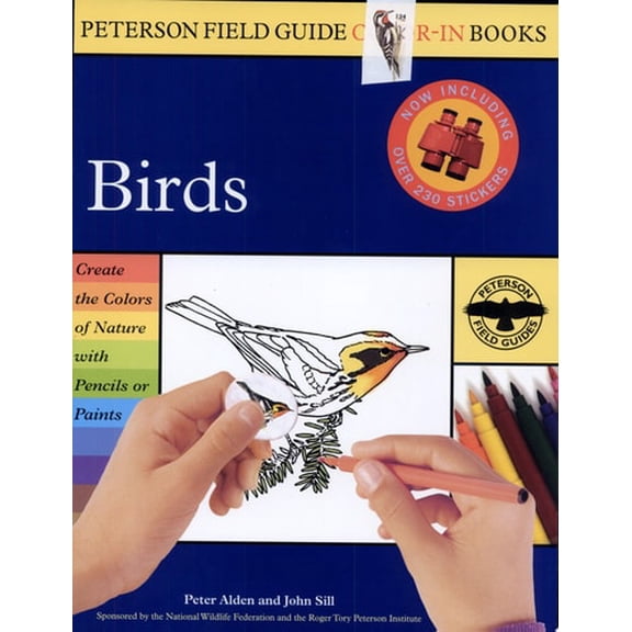 Pre-Owned Birds (Peterson Field Guide Color-In Book) (Paperback) 0618307222 9780618307227
