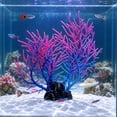 thumbnail image 5 of Aquarium Fake Sea Branch Soft Plastic with Base, Realistic Flexible Coral Reef Decoration for Saltwater Tank, Safe Gentle Hideout for Fish Shrimp Betta Aquascaping, 5 of 7
