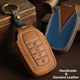 thumbnail image 5 of Key Fob Cover Compatible with Toyota Tundra Corolla Cross Venza Sequoia Highlander Avalon RAV4 Camry C-HR Prius Keychain Case Holder Protector,Black, 5 of 7