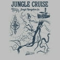 thumbnail image 2 of Women's Jungle Cruise Map of the Jungle  Graphic Tee Athletic Heather Large, 2 of 4