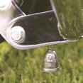thumbnail image 5 of Guardian Bell Motorcycle Biker Luck Gremlin Riding Bell Hanger (Original Version), Standard, Silver, 5 of 5