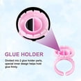 thumbnail image 2 of Anneaux de Colle Anneaux de Colle INFILILA pour Extensions de Cils 200PCS Anneaux de Colle de Cils Anneaux Jetables pour les Cils Fournitures d'Extension de Cils pour l'Extension de Cils Porte-Colle Porte-Anneau de Fanage, 2 of 5