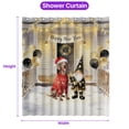 thumbnail image 5 of Happy New Year 2026 Weimaraner Santa Gnome Holiday Party Snow Shower Curtain Weim Gray Ghost Dog Lover Waterproof Bathroom Bathtub Curtain - 13019, 5 of 5