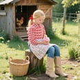 thumbnail image 4 of Farmhouse Egg Collecting Apron with Pockets for Chicken and Goose Eggs, Canvas Poultry Apron with Gathering Basket Design for Women Farmers and Homesteaders, Functional Farm Harvesting Tool, 4 of 4