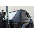 thumbnail image 3 of Sierra Offroad Soft Top Replacement for Jeep Wrangler JK 2007-2018 4DR Frameless, Sailcloth Vinyl, Black, 3 of 3