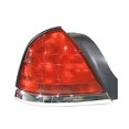 thumbnail image 1 of 2006-2011 Ford Crown Victoria Tail Light Driver Side (Chrome Moulding-2 Bulb-Red) High Quality, 1 of 1