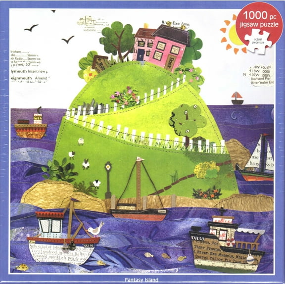 Otter House 1000 Piece Puzzle - Fantasy Island