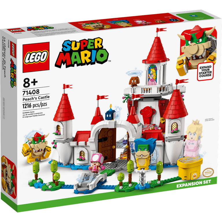 LEGO Super Mario 71408: Peach's Castle Adventure Set with