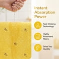 thumbnail image 4 of REGALWOVEN Cute Embroidery Cotton Bath Towels, 1 Pack Soft and Absorbent Oversized Towel for Home, Hotel, Spa, Gym Banana Yellow 55" x 28", 4 of 7