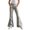 AA01_Light Gray, variant on VV AVEORS Girls Flare Pants Plaid Uniform Cute Y2k Bell Bottoms Flared High Waist Slim Fit Trousers With Pockets Watermelon Red 160