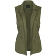 thumbnail image 4 of Womens Military Anorak Safari Utility Vest, 4 of 8