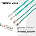 thumbnail image 3 of Kit de Conectores Rápidos de Espiga Hembra de 40 Piezas con Manga Aislante 4.8mm & 6.3mm, Asortimento de Conectores Rápidos con Cables de 20cm, Cubierta Retardante de Llama, Verde, 3 of 5