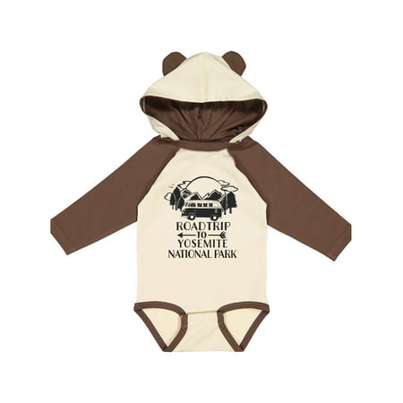 

Inktastic Road Trip To Yosemite National Park Gift Baby Boy or Baby Girl Long Sleeve Bodysuit