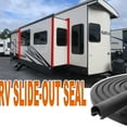 thumbnail image 4 of Slide Out Seal 1 * 15/16 Inch * 35' D-Seal Wiper Weather Stripping 018-312-EKD Replacement for RV Camper Slideout System Black Rubber, 4 of 5