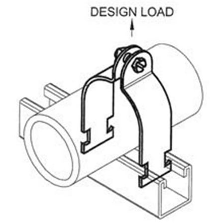 

Morris Products 17524 Rigid Strut Clamp 5 In.