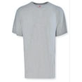 thumbnail image 2 of Hanes Men’s Tall 100% Cotton Crew Neck Undershirts, Tagless, Ultra Comfort, X-Large Tall, Grey - 5 Pack, 2 of 3