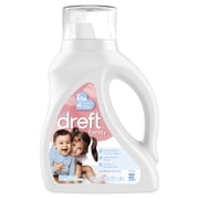 Dreft Liquid Laundry Detergent for Family, Unscented Laundry Detergent, 42 fl oz, 32 Loads