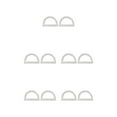thumbnail image 3 of mmirethe 2Pcs Women Purse Handles Belt Replacement Handmade DIY for Tote Purse Making clear D shape 5Set, 3 of 6