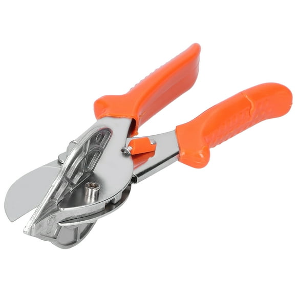 Angle Scissors Trim Shears, Multi Angle Miter Shear Cutter, Accurate with Adjustable Dial 45-135 81MM for Soft Wood PVC Plastic Triming
