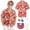 Brown, variant on Mens 70s Outfits Hip Hop Costumes Accessories Floral T Shirt Set for Rock Disco Party Cosplay Bohemian Style