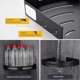 thumbnail image 3 of 26-27 Shower Shelf Corner Shelf Shower Basket Drilling-free Shower Shelves For Bathroom, Space Aluminum, Matte Finish, Bathroom Shelf, 2-piece Black, 3 of 5