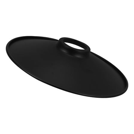 STOBOK Elegant Black Metal Lamp Cover for Indoor Decorative Lighting