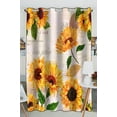 thumbnail image 1 of Cortina de ventana ABPHQTO girasoles amarillos vibrantes 130x210 cm, 1 of 1