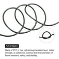 thumbnail image 4 of Uxcell 22AWG Electrical Wire 2 Conductors UL2464 Tinned Copper 33Ft Low Voltage Black, 4 of 7