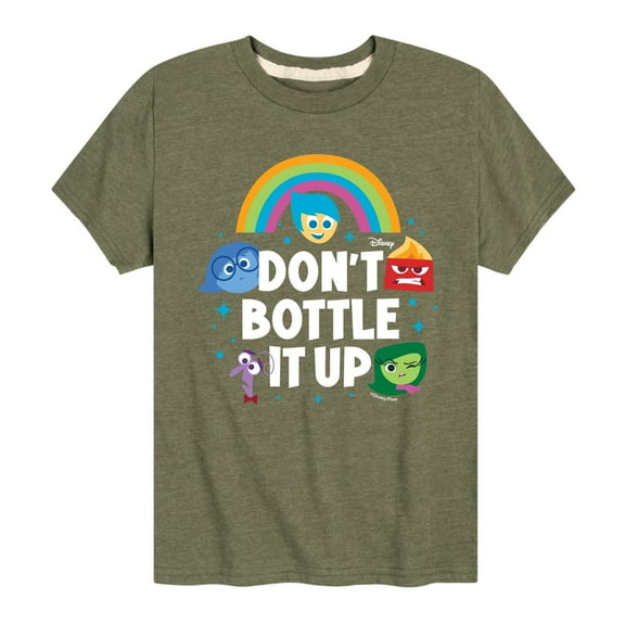 Inside Out - Don't Bottle It Up - Toddler And Youth Short Sleeve Graphic T-Shirt