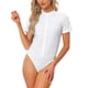thumbnail image 1 of Cuerpo de mujer con cuello alto y mangas cortas INSPIRE CHIC S Blanco, 1 of 6