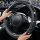 thumbnail image 2 of Funda de volante CAR PASS Bling Diamond Leather Black, 2 of 8