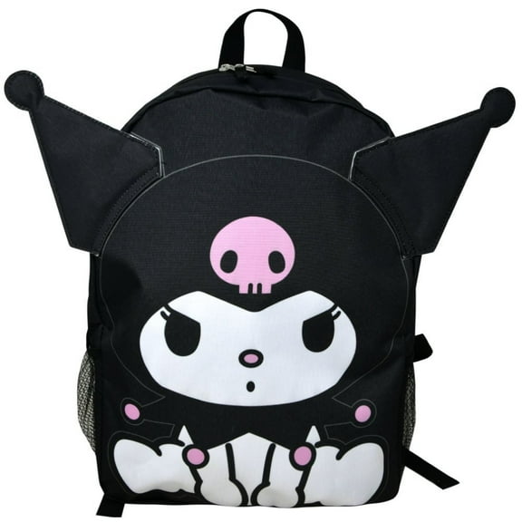 Hello Kitty Kuromi Front Body 16" Backpack with ears